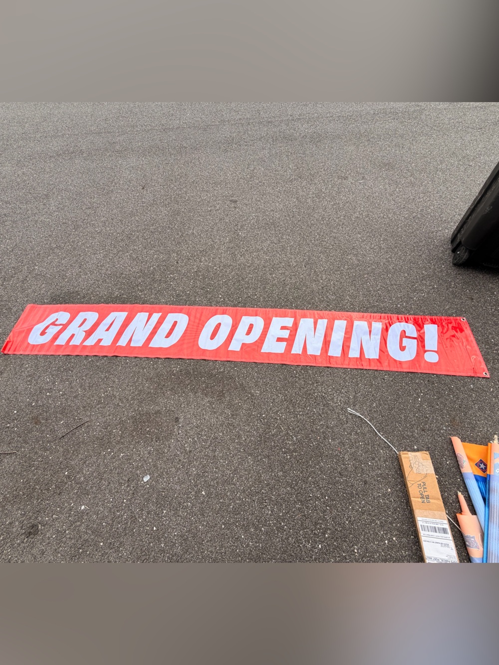 🎉 GRAND OPENING BANNER DISPLAY KIT – HUGE 9’8” BANNER + BALLOONS & DECOR!